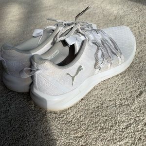 Puma White Running Shoes